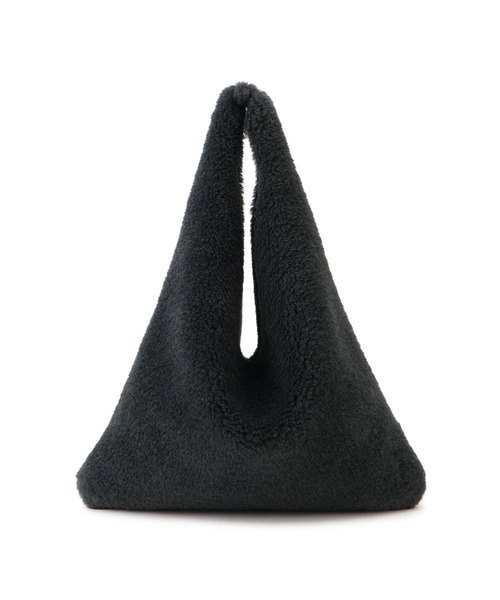 HELEN MOORE（ヘレンムーア）の「【HELEN MOORE（ヘレンムーア）】フェイクムートンリバーシブルバッグ（トートバッグ・レディース・チャコールグレー/ベージュ・FREE）」の7枚目の写真