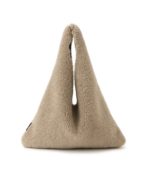 HELEN MOORE（ヘレンムーア）の「【HELEN MOORE（ヘレンムーア）】フェイクムートンリバーシブルバッグ（トートバッグ・レディース・チャコールグレー/ベージュ・FREE）」の12枚目の写真