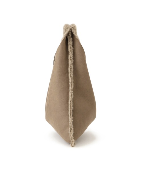 HELEN MOORE（ヘレンムーア）の「【HELEN MOORE（ヘレンムーア）】フェイクムートンリバーシブルバッグ（トートバッグ・レディース・チャコールグレー/ベージュ・FREE）」の19枚目の写真