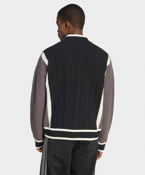 adidas(アディダス)の「adidas/アディダス ORI WICONS CARDIGAN スリーストライプ トレフォイルロゴ カーディガン(カーディガン/ボレロ・メンズ・インディゴブルー/レッド/ブラック・XS/L/M/S)」の17枚目の写真