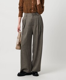 BEAUTY&YOUTH UNITED ARROWS | ツイードライク バックゴムワイドパンツ ウォッシャブル(その他パンツ)