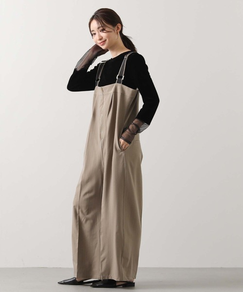 Gready Brilliant(グレディブリリアン)の「ベロア袖チュールボートネックカットソー(Tシャツ/カットソー・レディース・グレー/キャメル/ブラック/アイボリー・FREE)」の20枚目の写真