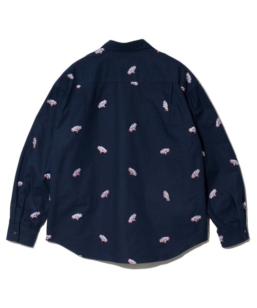 go slow caravan(ゴースローキャラバン)の「オックス 総柄プリント R/Gシャツ(シャツ/ブラウス・メンズ・ホワイト/ホワイト系その他2/ブルー/ネイビー・MEDIUM/LARGE/X-LARGE/SMALL)」の18枚目の写真