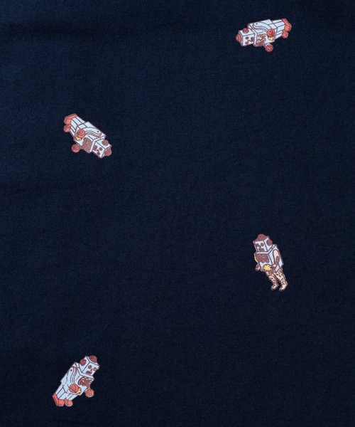 go slow caravan(ゴースローキャラバン)の「オックス 総柄プリント R/Gシャツ(シャツ/ブラウス・メンズ・ホワイト/ホワイト系その他2/ブルー/ネイビー・MEDIUM/LARGE/X-LARGE/SMALL)」の19枚目の写真