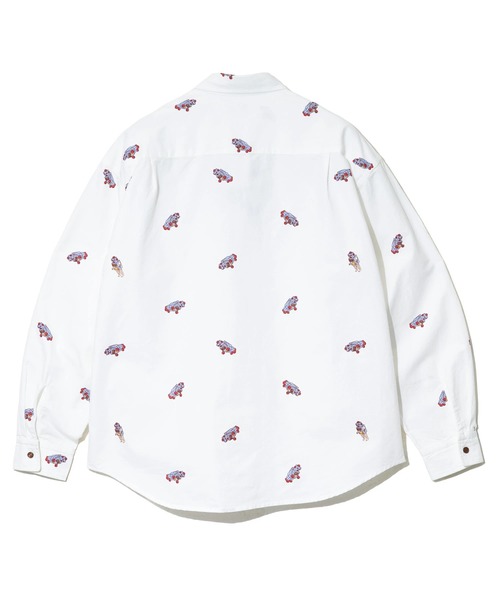 go slow caravan(ゴースローキャラバン)の「オックス 総柄プリント R/Gシャツ(シャツ/ブラウス・メンズ・ホワイト/ホワイト系その他2/ブルー/ネイビー・MEDIUM/LARGE/X-LARGE/SMALL)」の21枚目の写真