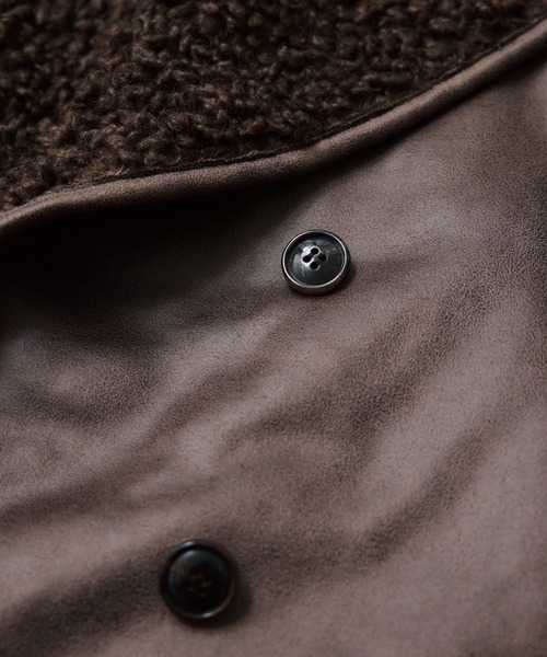 セール】フェイクムートンジャケット（ブルゾン）｜VIS（ビス）の