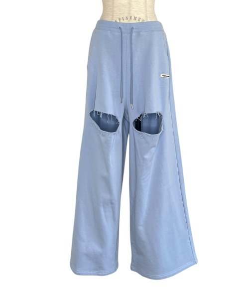 HONEY MI HONEY（ハニーミーハニー）の「boys sweat pants（スウェットパンツ・レディース・ホワイト/グレー/ブラック/サックスブルー・FREE）」の22枚目の写真