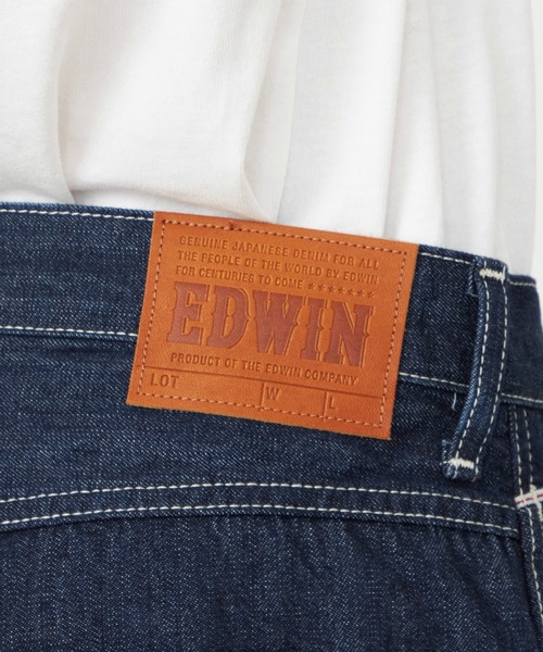 EDWIN(エドウィン)の「EDWIN エドウィン 505 ワイドストレート デニムペインターパンツ セルビッジ セットアップ(デニムパンツ・メンズ・ブラック系その他/インディゴブルー・SMALL/MEDIUM/LARGE/X-LARGE)」の11枚目の写真