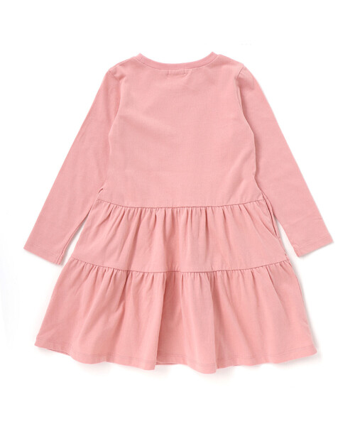 Noeil aime BeBe（ノイユエイムベベ）の「ラメチュールキャミｘ天竺ワンピースセット（ワンピース・キッズ・ブルー/ピンク・120cm/110cm/100cm/130cm）」の21枚目の写真