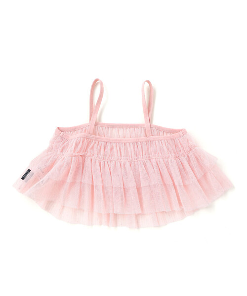 Noeil aime BeBe（ノイユエイムベベ）の「ラメチュールキャミｘ天竺ワンピースセット（ワンピース・キッズ・ブルー/ピンク・120cm/110cm/100cm/130cm）」の18枚目の写真