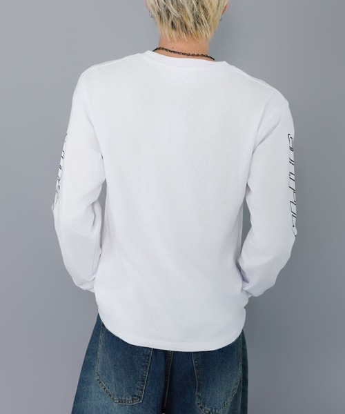 SPINNS(スピンズ)の「短丈ロングスリーブTシャツ/レーシングロゴ/ロンT/ショート丈(Tシャツ/カットソー・メンズ・ホワイト/ブラック系その他/ピンク系その他/ブラウン系その他・ONESIZE)」の12枚目の写真