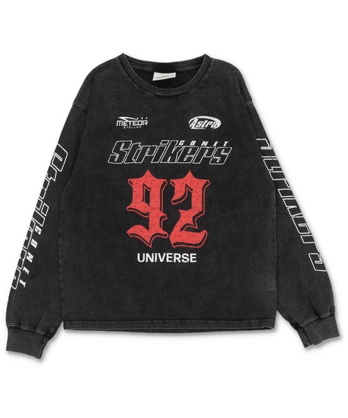 SPINNS(スピンズ)の「短丈ロングスリーブTシャツ/レーシングロゴ/ロンT/ショート丈(Tシャツ/カットソー・メンズ・ホワイト/ブラック系その他/ピンク系その他/ブラウン系その他・ONESIZE)」の18枚目の写真