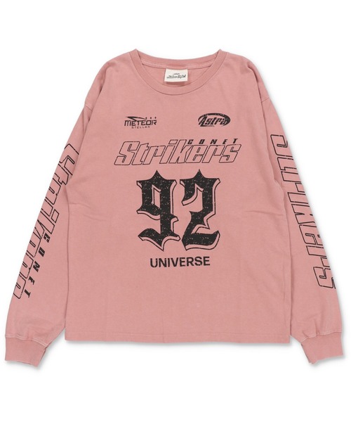 SPINNS(スピンズ)の「短丈ロングスリーブTシャツ/レーシングロゴ/ロンT/ショート丈(Tシャツ/カットソー・メンズ・ホワイト/ブラック系その他/ピンク系その他/ブラウン系その他・ONESIZE)」の21枚目の写真