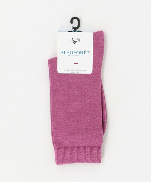 BLEU FORET（ブルーフォレ）の「＜BLEU FORET＞W/SI ソックス（ソックス/靴下・レディース・グレー系/ワイン/ブラック/ホワイト・36/38）」の4枚目の写真