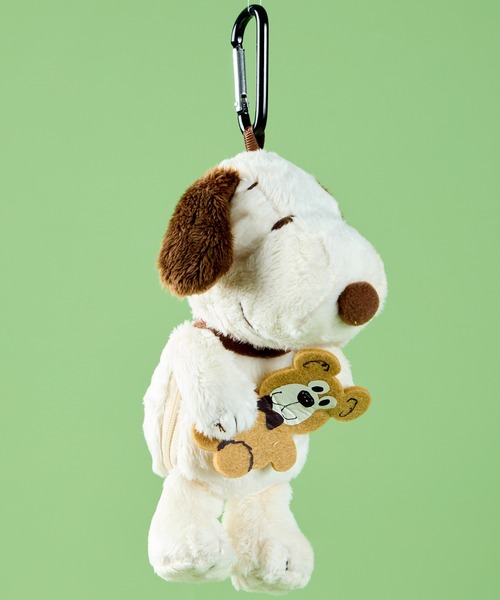 PEANUTS(ピーナッツ)の「【PEANUTS / ピーナッツ 】スヌーピー&ベア ぬいぐるみエコバッグ NJI(エコバッグ/サブバッグ・レディース・アイボリー・FREE)」の3枚目の写真