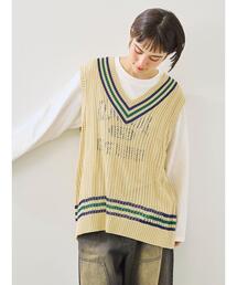 SM2 | ライン入りベスト(ベスト)