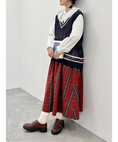 SM2（エスエムツー）の「ライン入りベスト（ベスト・レディース・ネイビー/グリーン/クリーム・F）」の20枚目の写真