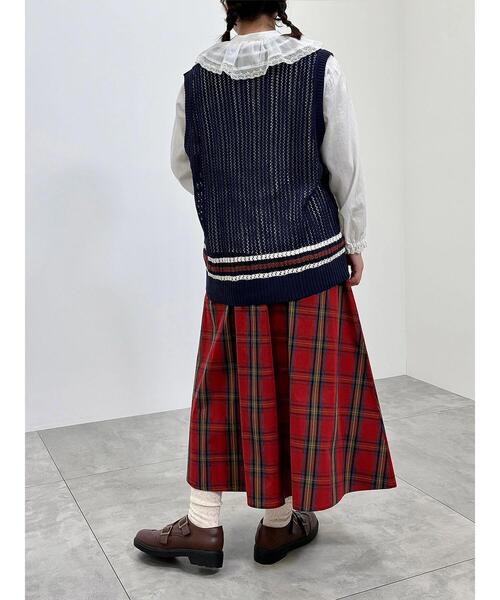 SM2（エスエムツー）の「ライン入りベスト（ベスト・レディース・ネイビー/グリーン/クリーム・F）」の21枚目の写真