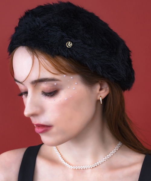 muku（ムク）の「BERET / FUR（ハンチング/ベレー帽・レディース・ブラック/ブラウン・FREE）」の13枚目の写真