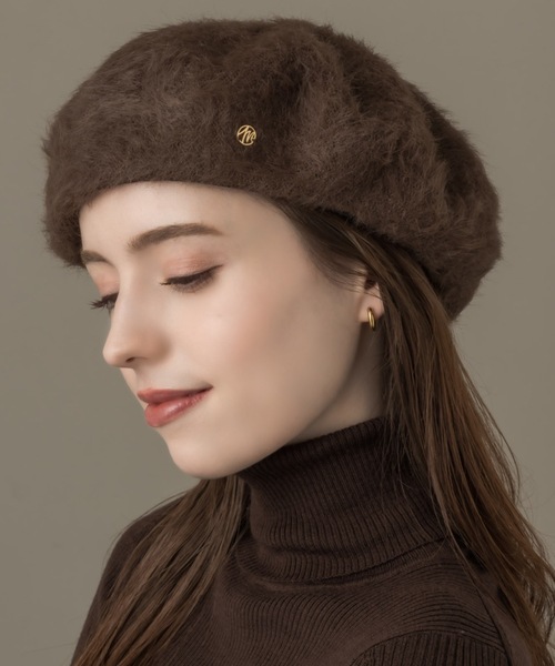 muku（ムク）の「BERET / FUR（ハンチング/ベレー帽・レディース・ブラック/ブラウン・FREE）」の22枚目の写真