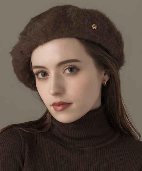 muku（ムク）の「BERET / FUR（ハンチング/ベレー帽・レディース・ブラック/ブラウン・FREE）」の21枚目の写真