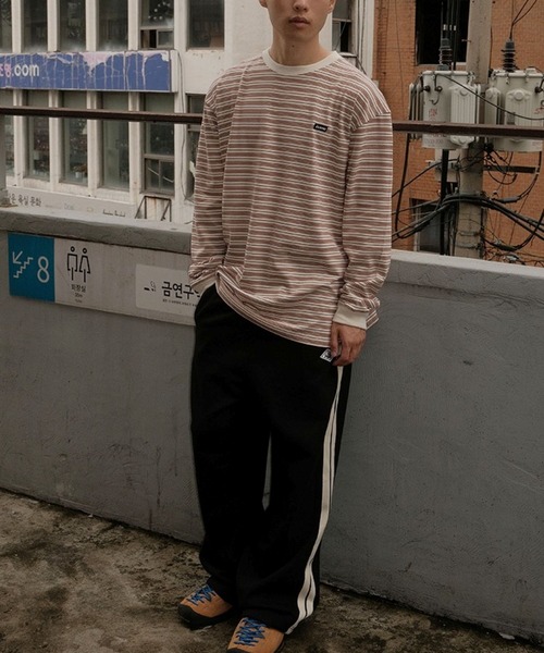 ALAND（エーランド）の「【UNISEX】ALAND／ロゴワッペンスウェットパンツ（スウェットパンツ・レディース・ブラウン/ブラック/チャコール・MEDIUM/LARGE）」の5枚目の写真