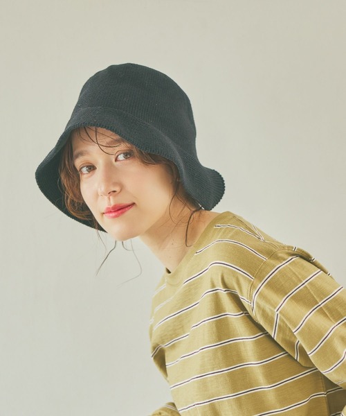 studio CLIP(スタディオクリップ)の「サーモバックリボンハット(ハット・レディース・ブラック/ナチュラル・FREE)」の5枚目の写真