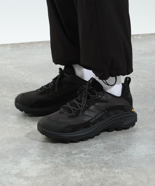 MERRELL（メレル）の「【MERRELL(メレル)】MOAB SPEED2 GORE-TEX(MEN)（その他シューズ・メンズ・ブラック/グレー・SMALL/MEDIUM）」の2枚目の写真