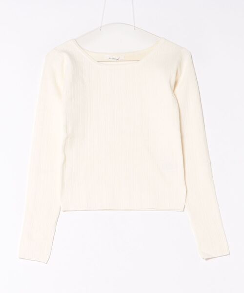 archives（アルシーヴ）の「ベロアシャーリングビスチェ×リブニットプルオーバーＳＥＴ（アンサンブル・レディース・グレー/アイボリー/ブラック/ピンクベージュ・MEDIUM）」の15枚目の写真