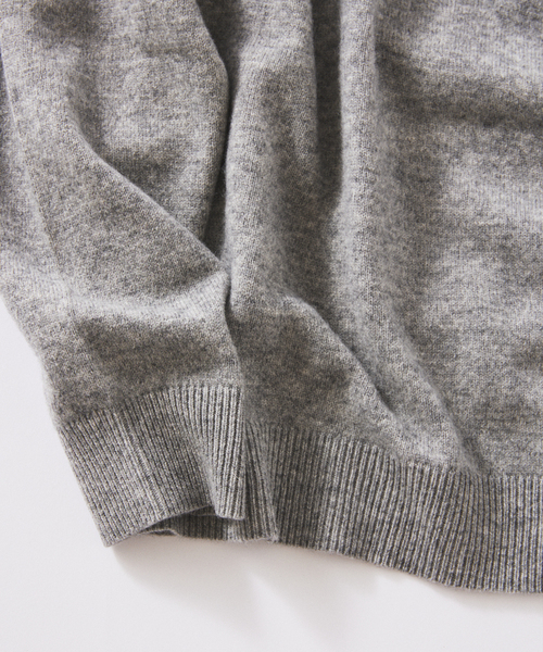 JOURNAL STANDARD relume（ジャーナルスタンダード　レリューム）の「COLLINS VILLE WOOL / コリンズ ビル ウールニット ポロシャツ（ニット/セーター・メンズ・ベージュ/ブラックミックス/ライトグレー・LARGE/MEDIUM）」の19枚目の写真