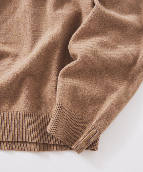 JOURNAL STANDARD relume（ジャーナルスタンダード　レリューム）の「COLLINS VILLE WOOL / コリンズ ビル ウールニット ポロシャツ（ニット/セーター・メンズ・ベージュ/ブラックミックス/ライトグレー・LARGE/MEDIUM）」の21枚目の写真