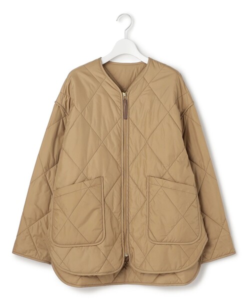 23区 L（ニジュウサンクオオキイサイズ）の「【SLOW/一部店舗限定】中綿 パデットアウター（その他アウター・レディース・ブラック系/カーキ系・46/44）」の8枚目の写真