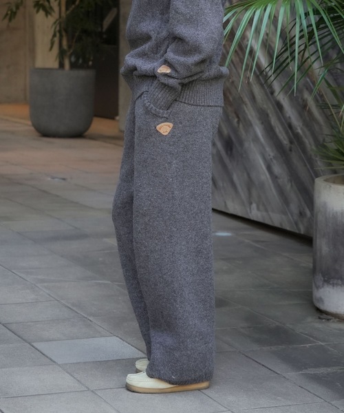 BILLABONG(ビラボン)の「BILLABONG レディース KNIT LONG PANTS ロングパンツ 【2025年秋冬モデル】 @autumn /ビラボンセットアップ対応ウエストゴムニットワイドパンツ(その他パンツ・レディース・アイボリー/スミクロ・MEDIUM/LARGE)」の14枚目の写真