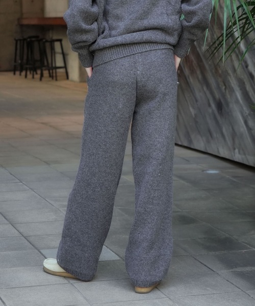 BILLABONG(ビラボン)の「BILLABONG レディース KNIT LONG PANTS ロングパンツ 【2025年秋冬モデル】 @autumn /ビラボンセットアップ対応ウエストゴムニットワイドパンツ(その他パンツ・レディース・アイボリー/スミクロ・MEDIUM/LARGE)」の15枚目の写真