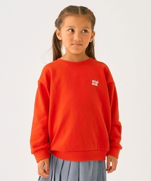 ワンポイント裏毛プルオーバー