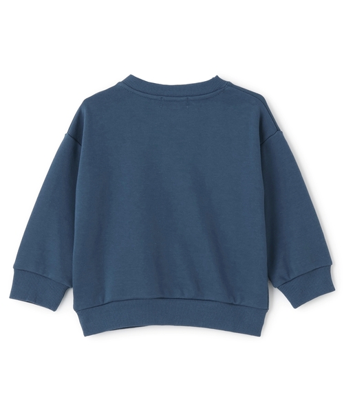 minimal（ミニマル）の「ワンポイント裏毛プルオーバー（スウェット・キッズ・ブラック/オレンジ/トップグレー/ブルー/ピンク/レッド・120cm/130cm/140cm/90cm/110cm/100cm）」の7枚目の写真