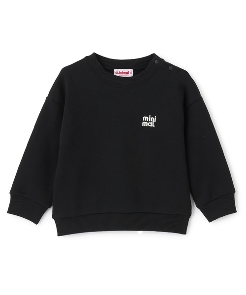 minimal（ミニマル）の「ワンポイント裏毛プルオーバー（スウェット・キッズ・ブラック/オレンジ/トップグレー/ブルー/ピンク/レッド・120cm/130cm/140cm/90cm/110cm/100cm）」の17枚目の写真