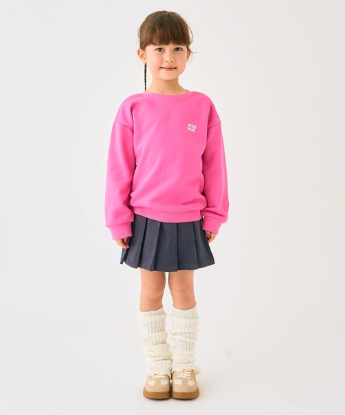 minimal（ミニマル）の「ワンポイント裏毛プルオーバー（スウェット・キッズ・ブラック/オレンジ/トップグレー/ブルー/ピンク/レッド・120cm/130cm/140cm/90cm/110cm/100cm）」の20枚目の写真