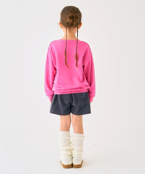 minimal（ミニマル）の「ワンポイント裏毛プルオーバー（スウェット・キッズ・ブラック/オレンジ/トップグレー/ブルー/ピンク/レッド・120cm/130cm/140cm/90cm/110cm/100cm）」の22枚目の写真