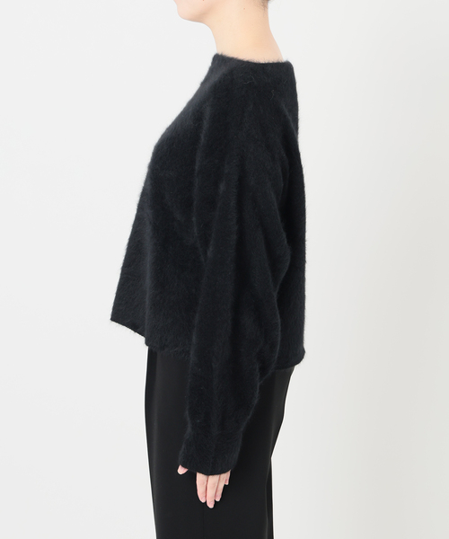 VERMEIL par iena(ヴェルメイユパーイエナ)の「FOX 70 Blend Knit(ニット/セーター・レディース・ライトグレー/ブラック・FREE)」の10枚目の写真