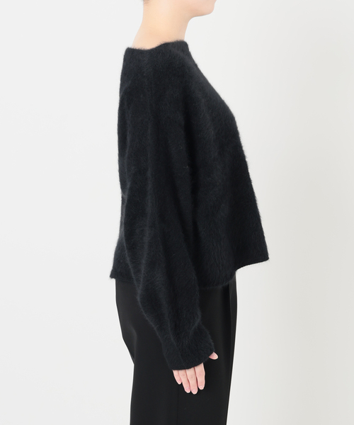 VERMEIL par iena(ヴェルメイユパーイエナ)の「FOX 70 Blend Knit(ニット/セーター・レディース・ライトグレー/ブラック・FREE)」の8枚目の写真