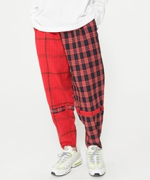 MIX CHECK BONTAGE PANTS