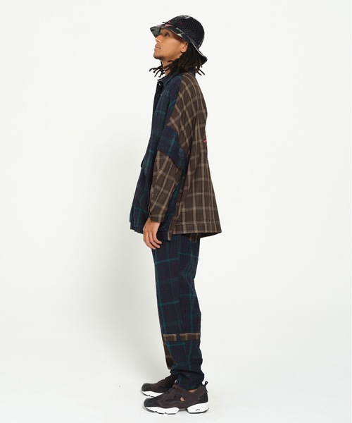 STOF（ストフ）の「MIX CHECK BONTAGE PANTS（その他パンツ・メンズ・レッド/ブラック・S/M）」の6枚目の写真