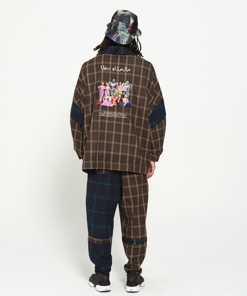 STOF（ストフ）の「MIX CHECK BONTAGE PANTS（その他パンツ・メンズ・レッド/ブラック・S/M）」の7枚目の写真