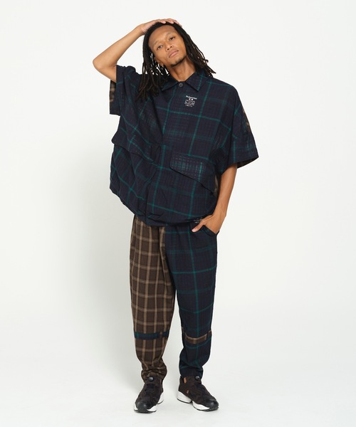 STOF（ストフ）の「MIX CHECK BONTAGE PANTS（その他パンツ・メンズ・レッド/ブラック・S/M）」の13枚目の写真