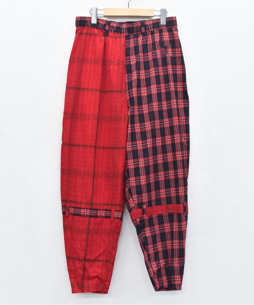 STOF（ストフ）の「MIX CHECK BONTAGE PANTS（その他パンツ・メンズ・レッド/ブラック・S/M）」の18枚目の写真