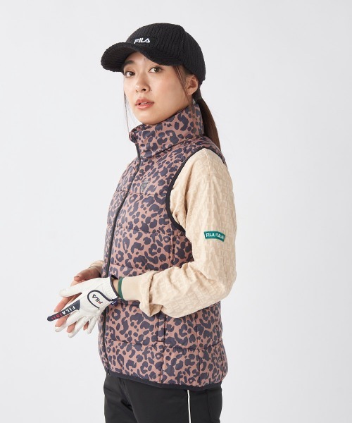 セール】【FILA GOLF:フィラゴルフ】レディースレオパード柄ライト