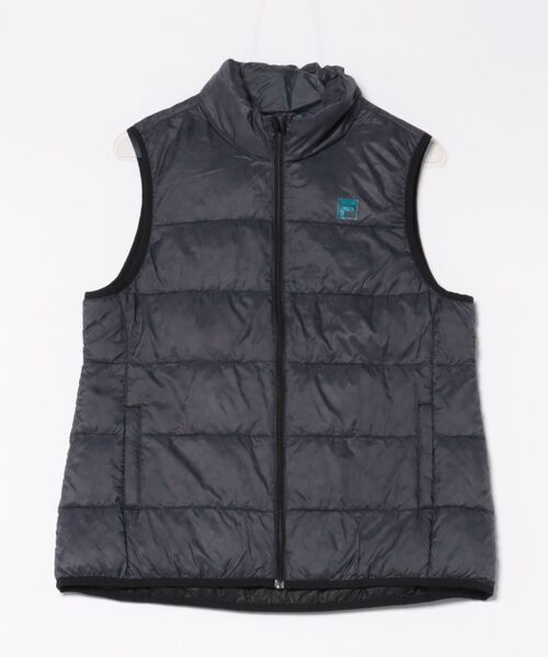 FILA GOLF:フィラゴルフ】レディースレオパード柄ライトダウンベスト