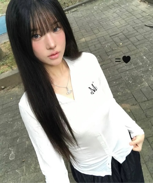 MUCENT（ムセント）の「【日本未発売/WEB限定】MUCENT(ムセント)/スリム フィット ラウンドネック カーディガン/ANZ SLIM FIT R-NECK CARDIGAN（カーディガン/ボレロ・レディース・グレー/チャコールグレー/ブラック/ベージュ/ホワイト・FREE）」の6枚目の写真