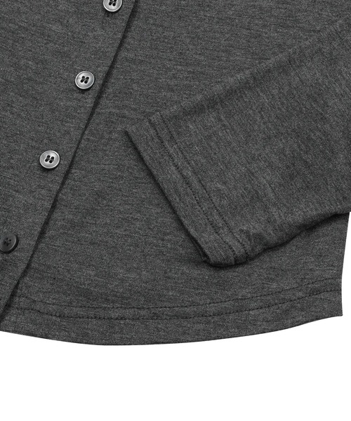 MUCENT（ムセント）の「【日本未発売/WEB限定】MUCENT(ムセント)/スリム フィット ラウンドネック カーディガン/ANZ SLIM FIT R-NECK CARDIGAN（カーディガン/ボレロ・レディース・グレー/チャコールグレー/ブラック/ベージュ/ホワイト・FREE）」の22枚目の写真